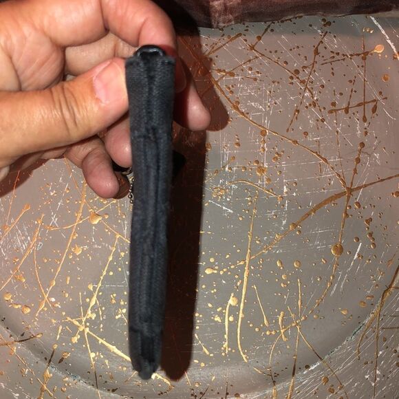 Coach Signature Canvas C Logo Mini Wallet in Black - Picture 4 of 9